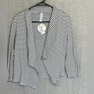 Universal Thread Black and White Striped Blazer
